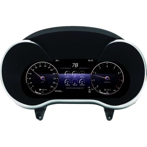 Cruscotto digitale con schermo LCD da 12,3 pollici, mantiene le funzioni originali, per Mercedes Benz C200L C/GLC W205/W253 2015-2019