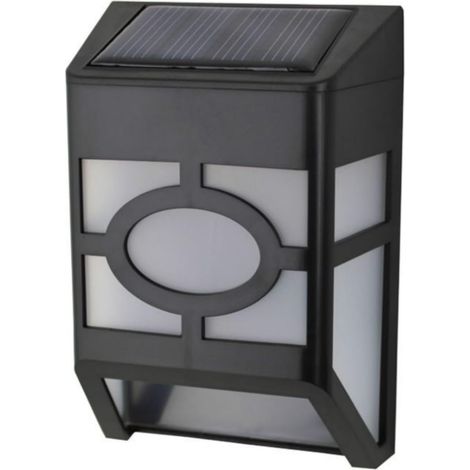 L'énergie solaire murale Lampes pour l'intérieur et l'extérieur, capteur de mouvement résistante aux intempéries intelligente Modes lampe solaire LED Light étanche pour jardin, balcon, et plus.