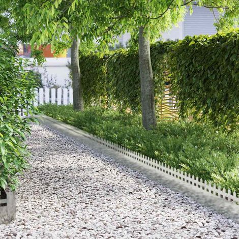 Rasenkanten 10 pcs Silber 103 x 0,05 x 22 cm Edelstahl