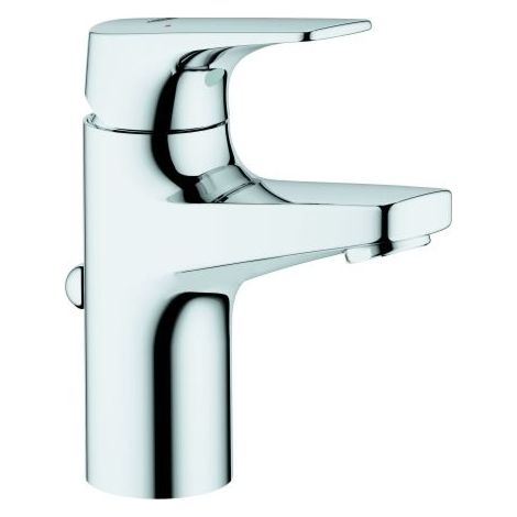 Mitigeur lavabo Grohe Bauflow chromé, S-Size, avec limiteur de température (1/4)