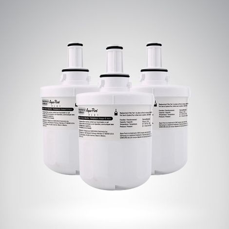Set di 3 filtri o cartuccia d'acqua per il frigorifero americano Samsung