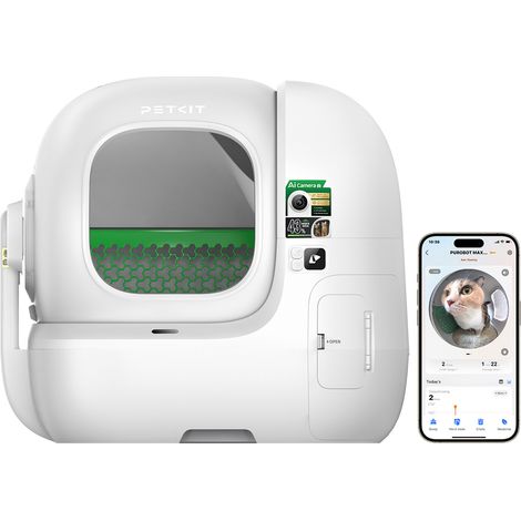 PETKIT Max Pro 2 Gato Bandeja higiénica abierta Blanco