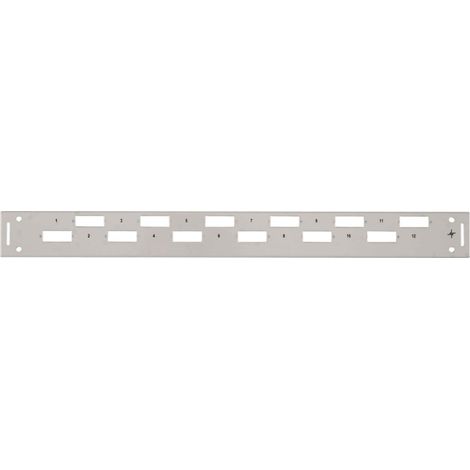 Telegärtner 19Z.Frontplatte 1HE für 6xSCD/BasisV TN-FP6SCD-BV-1HE