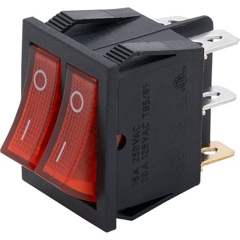 Interrupteur bipolaire lumineux - VT-206-1221