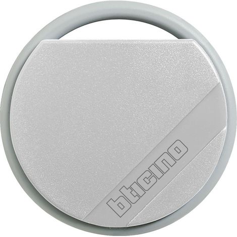 Badge de proximité résidents 13,56 MHz Gris BTICINO 348205 (1/2)