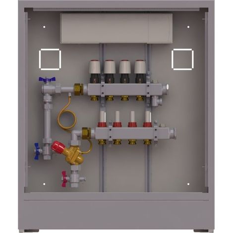 Station UnoFloor Comfort 4L 4 HK, links mit AB-PM-Set, 230V (1/2)