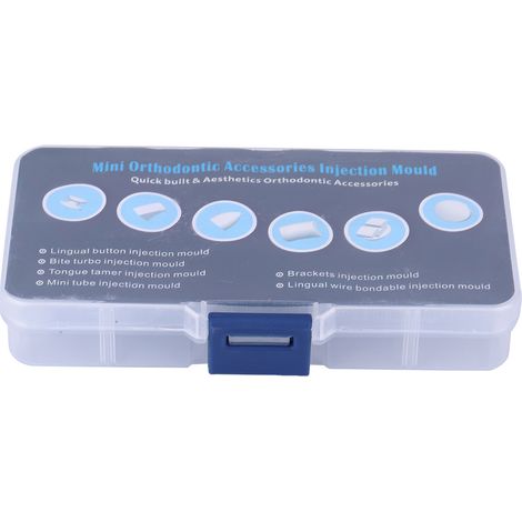 jeu de mini moules orthodontiques dentaires esthétiques, accessoires orthodontiques pour clinique dentaire hospitalière (1/5)