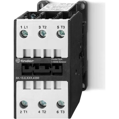 Contattore elettrico finder 6k.13.8.024.4324 24A 11 kW