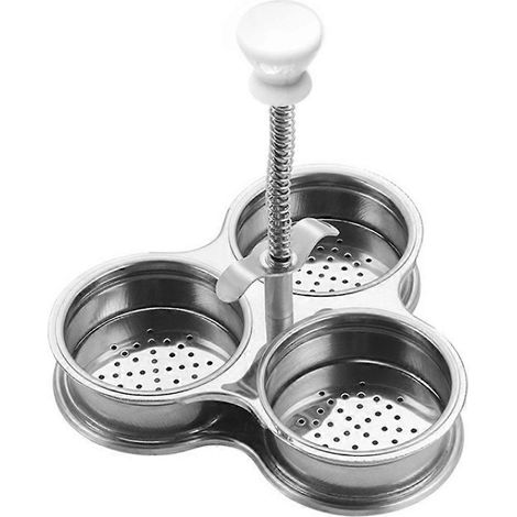 Pochierpfanne aus Edelstahl (3 Tassen) für nahrhaftes Frühstück und Familienmahlzeiten (1/5)