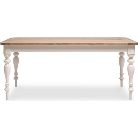 Country Style Esstisch aus Holz  8 Personen - Hella Weiß