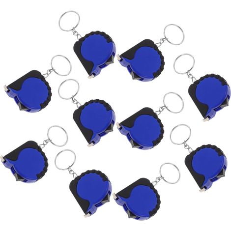 Mini Mètre Ruban En Acier Porte-clés Rétractable Automatique Léger Portable Échelle Métrique Pour Lingénierie