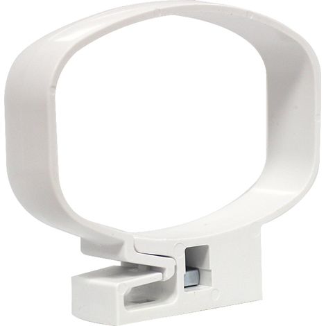Collier bride pour tube de descente PVC BEST Ø92x57 - blanc - First Plast (1/3)