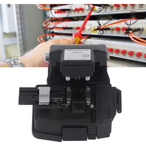 La nouvelle cliveuse de fibres optiques de haute précision SKL-30 est une machine de coupe de câbles/pigeons à fibres optiques nues par séparation à froid et fusion à chaud. (1/5)