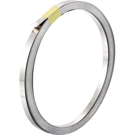 1 Rouleau 10 Mètre Acier nickelé Bande Plaque connexion Acier Ruban pour Batterie et Soudage par points 4x0.1mm (1/5)