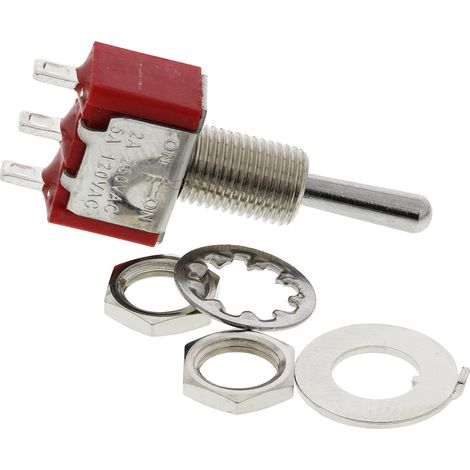Interrupteur à levier RS PRO, On-Off-On, 1RT, 5 A @ 250 V c.a. ( Prix pour 1 )