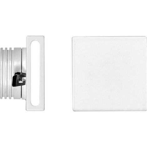 Marches - Spot LED encastrable pour marches Beneito & Faure - 4W, lumière chaude 3000K, 120 - Applique murale carrée blanche