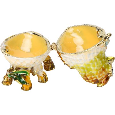Emaillierte Eulen-Schmuckschatulle, Aufbewahrungsbox für Schmuck und Accessoires, dekoratives Strassornament. (1/5)