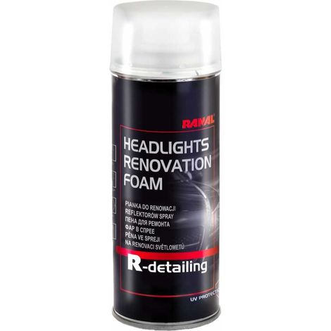 Spray schiumogeno Ranal per la ristrutturazione dei fari, 400 ml
