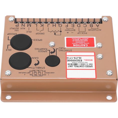 Contrôleur de Vitesse Moteur pour Groupe Électrogène, Module ESD5500e, Pièces Genset 12V/24V DC