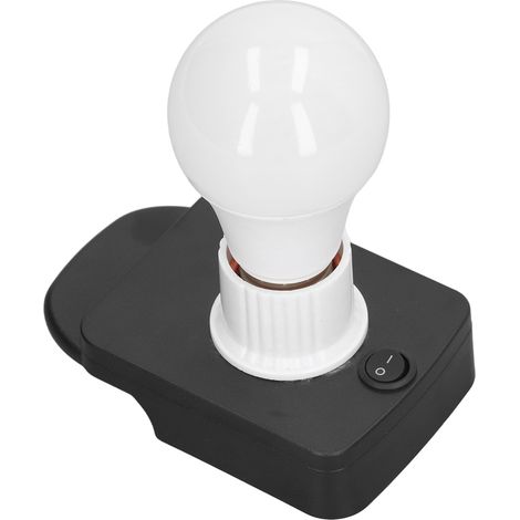 Ampoule de travail LED portable E27 compatible avec les batteries au lithium RIDGID18V et AEG 18V. (1/5)