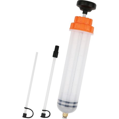 Seringue d’extraction et de remplissage 500cc en polyéthylène, pompe à fluide pour huile automobile moto et tondeuse (1/5)
