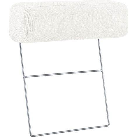 Canapé appui-tête tissu beige - Aniko