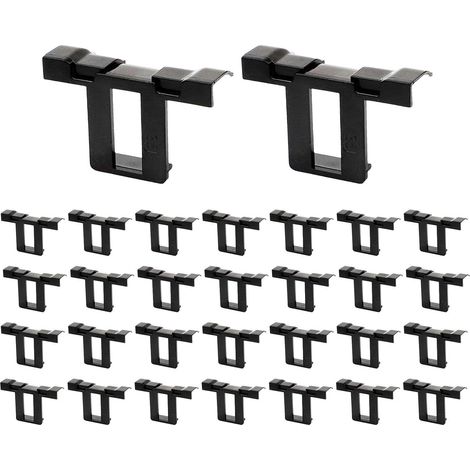 Solarmodul-Wasserumleiter-Clips, T-förmig, temperaturbeständig, Wohnmobil-Solarmodul-Entwässerungsklemmen, für Wohnwagen, Garten, Wohnmobil, Dach, Wohnwagen, Ampelanhänger (1/5)
