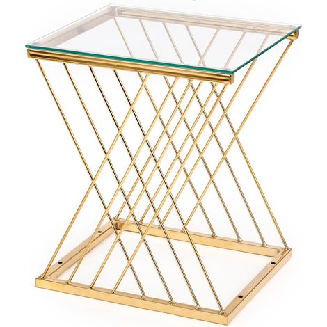 Mesa de centro Houston 1873 , 52x39x45cm, Diámetro: 0, Vidrio templado, Angular (1/5)