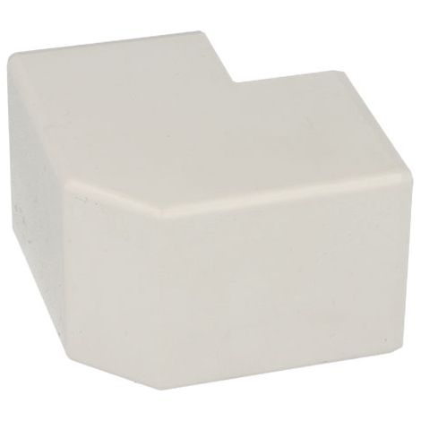Angle extérieur goulotte PVC blanc 40 x 40 mm – Accessoire pour goulotte électrique – Pour chantiers humides et espaces confinés – Kopos