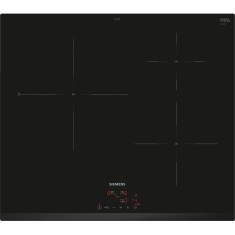 piano cottura a induzione 60 cm 3 fuochi 7400 w nero - EH631BJB6E - Siemens
