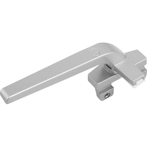 Zinklegierung linke Hand L-förmiger Fensterflügel-Verriegelungsgriff silbergrau (b6f6ef5924e5ccd3d7a (1/5)