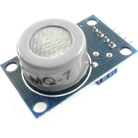 MQ-7 Capteur de Gaz de Qualité de l'air, Module de Capteur de CO 3,2 × 2 × 2,2 cm, Plage de 10 à 1000 ppm, Surveillance en Temps Réel, pour Dispositif de Surveillance des Fuites de Gaz (1/5)