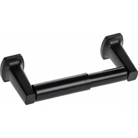 Porte-papier toilette, porte-essuie-tout noir mat (1/5)