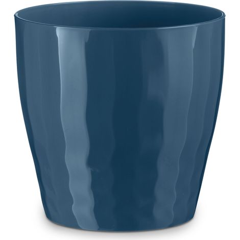 B-LIVING VASE ø 40 cm ROUES Veca d'intérieur Cache-pot moderne DIVERSES COULEURS - Couleur : Havane - Colore: Blue
