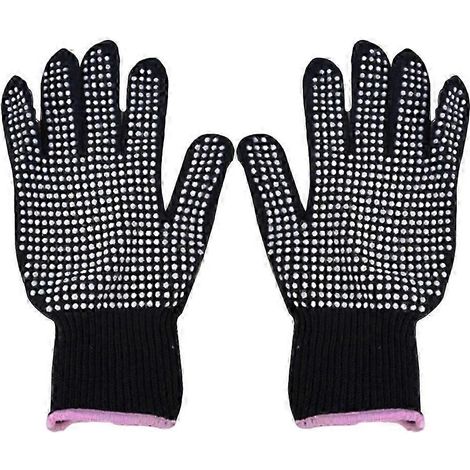 Gants de fer à friser résistants à la chaleur, protection thermique professionnelle pour permanente, confort et dextérité (1/3)
