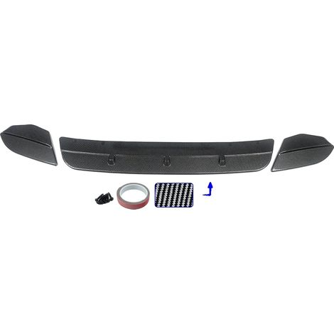 Spoiler delantero, plástico ABS resistente, ajuste personalizado para X3M y X4M, aspecto de fibra de carbono. (1/2)