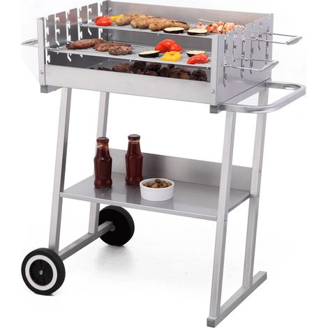 Grillwagen Pasadena Grillfläche: 58x20,5cm (je 2x) (1/5)