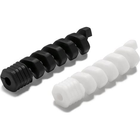 PROTECTOR P/CABLE USB Y MICRO-USB BLAN/NEG BLISTER 4 (1/4)