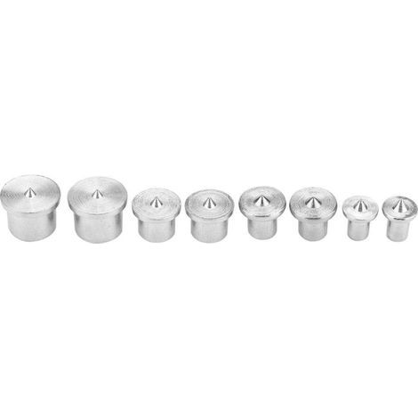 8pcs Ensemble de centre de goujon et de tenon pour un perçage précis, des centres de goujon pour le travail du bois Tenon Alignement Outil Points marqueur 6/8/10 / 12mm(8mm). (1/5)