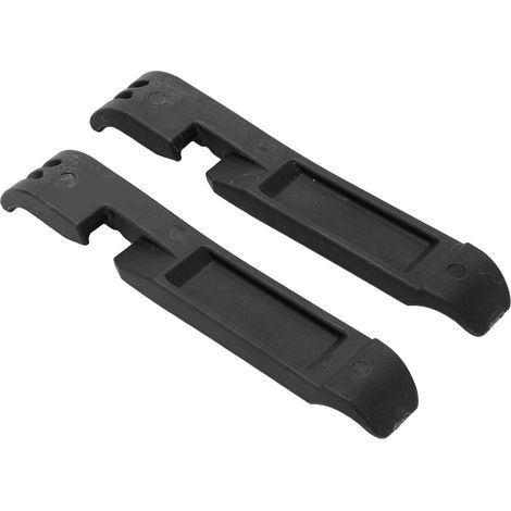 Démonte-pneu Vélo en Nylon, Kit de Réparation Pneu VTT et Route, 2 Pièces Noir (1/5)