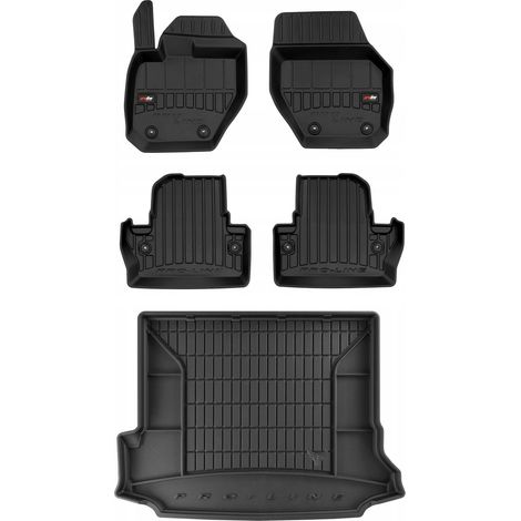 SET alfombrillas de goma 3D Volvo V60 1 Kombi 2011-2018 (1/5)