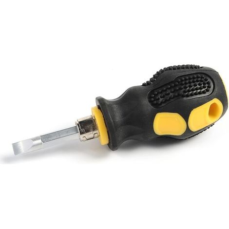 Mini-Doppelschraubendreher, umkehrbar, kleines, kompaktes Handwerkzeug für Reparaturarbeiten (1/4)