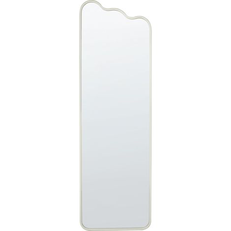 Wandspiegel ABZAC 45 cm 145 cm Metall Cremeweiß (1/5)
