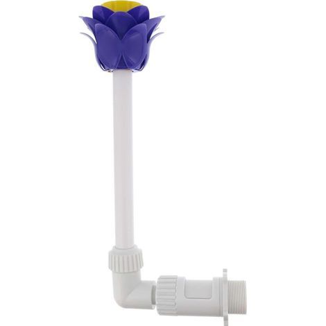 KZQ Fontaine cascade pour piscine - Distance d'arrosage réglable, aérateur de piscine refroidissant la température de l'eau - Piscines creusées et hors sol, étangs, décoration extérieure amusante (1/4)