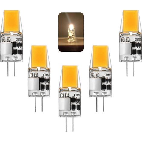 Ampoule LED G4, équivalent 4 W (50 W halogène), 12 V AC/DC, non dimmable, blanc chaud 300 (1/5)
