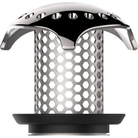 Filtre à Baignoire Attrape Cheveux Filtre en Acier Drain Hair Catcher Inoxydable pour Baignoire Assortissent des Tailles de Drain (1/4)