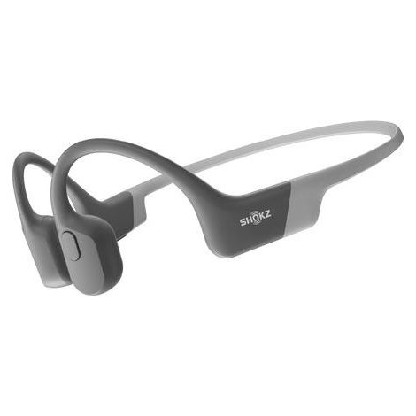 Shokz Cuffie a Conduzione Ossea OpenRun Wireless Bluetooth Waterproof Peso 26 Grammi Autonomia 8 Ore Ricarica Rapida Colore Grigio (1/4)