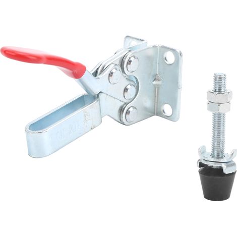 Lot de 2 Pinces à levier à dégagement rapide, fixation verticale en métal antidérapante, outil à main GH201B (1/5)