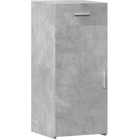 Credenza buffet cassettiera mobile contenitore organizer cucina soggiorno soggiorno 40 x 42,5 x 93 cm derivati del legno grigio 020031937