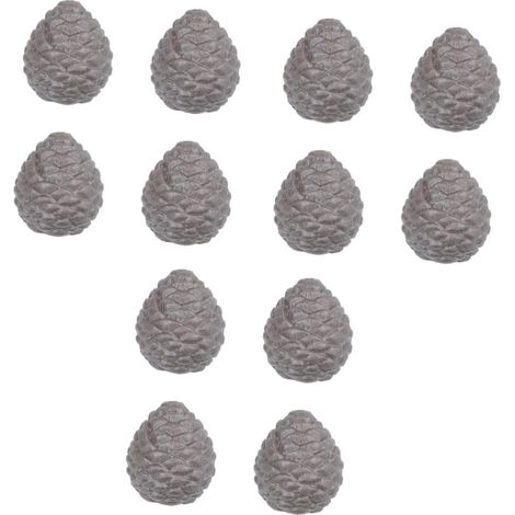 Lot De 3 Charmantes Pommes De Pin en Céramique Grandes Décorations pour Sapin De Noël 4 Pièces X 3 (1/5)